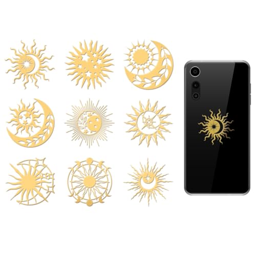 OLYCRAFT 9 Stück 4x4cm Sonne Und Mond Metallaufkleber Mystische Symbole Metall Goldaufkleber Selbstklebende Bildaufkleber Selbstklebende Goldaufkleber Dekorieren Sie Aufkleber Für Sammelalben OLYCRAFT 9 Stück 4x4cm Sonne Und Mond Metallaufkleber Mystische Symbole Metall Goldaufkleber Selbstklebende Bildaufkleber Selbstklebende Goldaufkleber Dekorieren Sie Aufkleber Für Sammelalben von OLYCRAFT