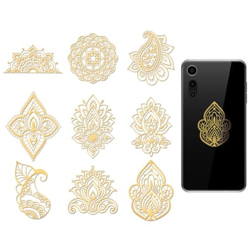 OLYCRAFT 9 goldene Metallaufkleber 4x4cm Goldener Mandala Blumenaufkleber Indien Thema Selbstklebende Aufkleber Alien Muster Metallhandwerksaufkleber Für DIY Scrapbooks Epoxidharz Dekoration OLYCRAFT 9 goldene Metallaufkleber 4x4cm Goldener Mandala Blumenaufkleber Indien Thema Selbstklebende Aufkleber Alien Muster Metallhandwerksaufkleber Für DIY Scrapbooks Epoxidharz Dekoration von OLYCRAFT