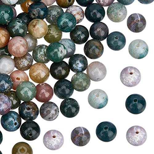OLYCRAFT 90Pcs Indischer Achat Edelstein Perlen 8mm Natürliche Achat Perlen Runde Edelstein Perlen Stränge Energiestein Lose Perlen Für Armband Halskette Schmuckherstellung OLYCRAFT 90Pcs Indischer Achat Edelstein Perlen 8mm Natürliche Achat Perlen Runde Edelstein Perlen Stränge Energiestein Lose Perlen Für Armband Halskette Schmuckherstellung von OLYCRAFT