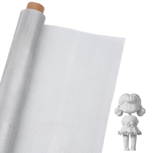 OLYCRAFT Aluminium-Drahtgeflecht, 40 x 40 cm, Metallgitter, Drahtgeflecht, Rolle für Modelliermasse, Handwerk, 0,3 mm dick, für Kunst und Handwerk OLYCRAFT Aluminium-Drahtgeflecht, 40 x 40 cm, Metallgitter, Drahtgeflecht, Rolle für Modelliermasse, Handwerk, 0,3 mm dick, für Kunst und Handwerk von OLYCRAFT
