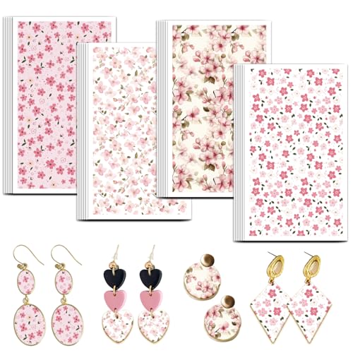 OLYCRAFT Blumen Ton Transferpapier 4 Design 24 Teiliges Transferpapier Für Polymer Kirschblüten Polymer Ton Transferblätter Frühlingsblumen Kleines Transferpapier Für Ton Ohrringe OLYCRAFT Blumen Ton Transferpapier 4 Design 24 Teiliges Transferpapier Für Polymer Kirschblüten Polymer Ton Transferblätter Frühlingsblumen Kleines Transferpapier Für Ton Ohrringe von OLYCRAFT