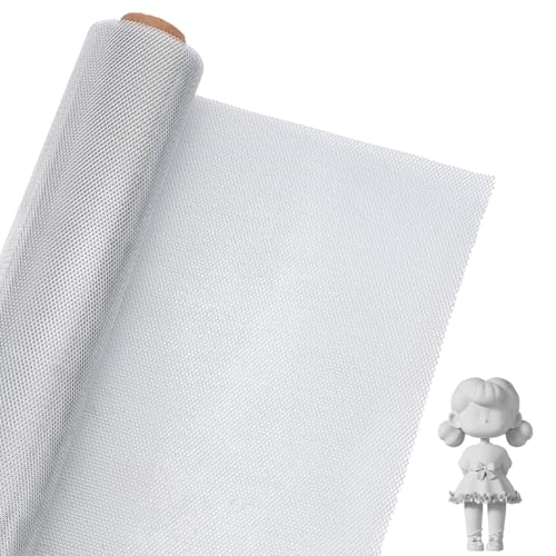 OLYCRAFT Drahtgitter-Rolle, 40 x 40 cm, Aluminium-Maschendraht, für Modelliermasse, Handwerk, 0,5 mm dickes Metallgitter, für Kunst und Handwerk von OLYCRAFT