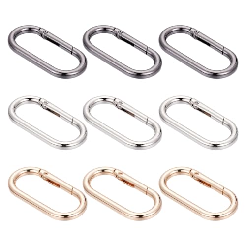 OLYCRAFT Feder-O-Ring-Clip für Geldbörse, oval, Geldbörse, Ring-Clips, Riemen, oval, Karabinerhaken, Schlüsselanhänger, Legierung, runde Schnalle, Schlüsselverschluss für Tasche, Handtasche OLYCRAFT Feder-O-Ring-Clip für Geldbörse, oval, Geldbörse, Ring-Clips, Riemen, oval, Karabinerhaken, Schlüsselanhänger, Legierung, runde Schnalle, Schlüsselverschluss für Tasche, Handtasche von OLYCRAFT