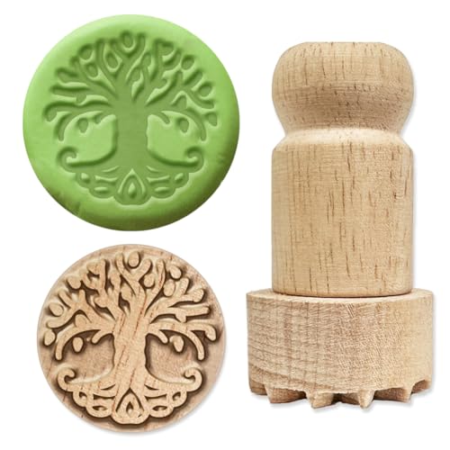 OLYCRAFT Holzstempel 4.5x2.5 cm Lebensbaum Runder Naturholzstempel Für Die Kartenherstellung DIY-Bastelbrief Tagebuch Und Basteln Scrapbooking OLYCRAFT Holzstempel 4.5x2.5 cm Lebensbaum Runder Naturholzstempel Für Die Kartenherstellung DIY-Bastelbrief Tagebuch Und Basteln Scrapbooking von OLYCRAFT