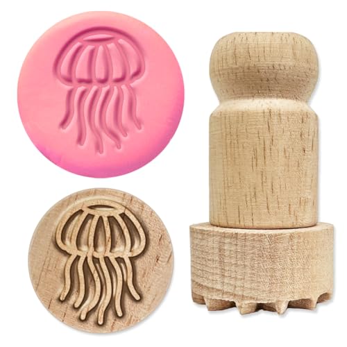OLYCRAFT Holzstempel Mit Griff 4.5x2.5cm Quallen Rundstempel Holz Tonstempel Runder Holzstempel Runde Töpferstempel Kleiner Stempel Für Kartengestaltung DIY Bastelarbeiten Brieftagebuch OLYCRAFT Holzstempel Mit Griff 4.5x2.5cm Quallen Rundstempel Holz Tonstempel Runder Holzstempel Runde Töpferstempel Kleiner Stempel Für Kartengestaltung DIY Bastelarbeiten Brieftagebuch von OLYCRAFT