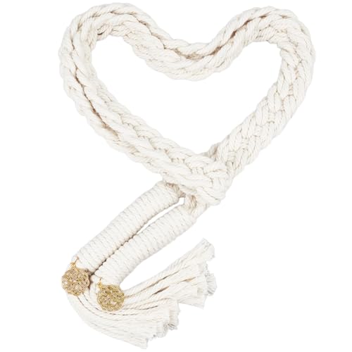 OLYCRAFT Handfasting Kordel Lasso Seil Für Die Handfasting Kordel Mit Anhänger 190cm Beige Hohler Liebesknoten Hochzeits Lasso Traditionelle Keltische Handfasting Kordel Handgefertigtes Hochzeits OLYCRAFT Handfasting Kordel Lasso Seil Für Die Handfasting Kordel Mit Anhänger 190cm Beige Hohler Liebesknoten Hochzeits Lasso Traditionelle Keltische Handfasting Kordel Handgefertigtes Hochzeits von OLYCRAFT