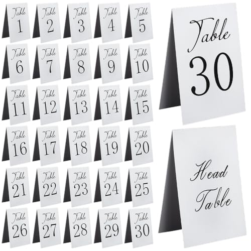 OLYCRAFT Tischkarten-Set, 31-teilig, schwarz, für Hochzeiten, Empfang, Restaurant, Veranstaltungen, Bankett, Partyzubehör, 15,2 x 10,2 cm, Schwarz OLYCRAFT Tischkarten-Set, 31-teilig, schwarz, für Hochzeiten, Empfang, Restaurant, Veranstaltungen, Bankett, Partyzubehör, 15,2 x 10,2 cm, Schwarz von OLYCRAFT
