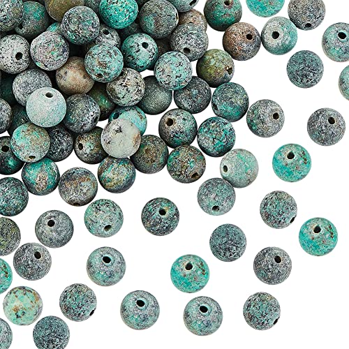 OLYCRAFT Ungefähr 100 Stück Natürliche Afrikanische Türkisfarbene Perlen 8mm Afrikanische Perlen Mattierte Türkisfarbene Jaspis Perlen Edelstein Perlen mit 1mm Loch Für Armband Schmuckherstellung OLYCRAFT Ungefähr 100 Stück Natürliche Afrikanische Türkisfarbene Perlen 8mm Afrikanische Perlen Mattierte Türkisfarbene Jaspis Perlen Edelstein Perlen mit 1mm Loch Für Armband Schmuckherstellung von OLYCRAFT