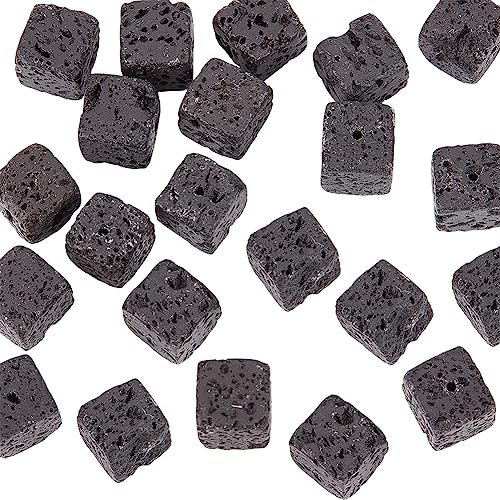 OLYCRAFT Ungefähr 36 Stück 10x10 mm Natürliche Lavaperlen Schwarzer Würfel Lavaperlen Quadratische Lavaperlen Schwarze Chakra Perlen Rund Lose Edelsteinperlen Für Armbänder Schmuckherstellung OLYCRAFT Ungefähr 36 Stück 10x10 mm Natürliche Lavaperlen Schwarzer Würfel Lavaperlen Quadratische Lavaperlen Schwarze Chakra Perlen Rund Lose Edelsteinperlen Für Armbänder Schmuckherstellung von OLYCRAFT