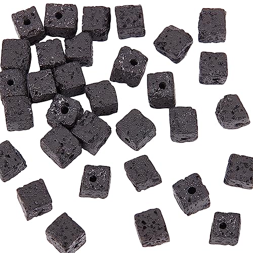 OLYCRAFT Ungefähr 60 Stück 6x6 mm Natürliche Lavaperlen Schwarzer Würfel Lavaperlen Quadratische Lavaperlen Schwarze Chakra Perlen Rund Edelsteinperlen Für Armbänder Schmuckherstellung OLYCRAFT Ungefähr 60 Stück 6x6 mm Natürliche Lavaperlen Schwarzer Würfel Lavaperlen Quadratische Lavaperlen Schwarze Chakra Perlen Rund Edelsteinperlen Für Armbänder Schmuckherstellung von OLYCRAFT