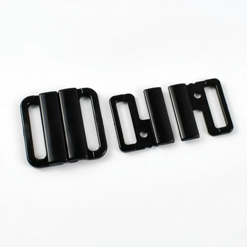 OMEVU 20/50/100 Sets 10/15/20/25mm Kunststoff BH Schnalle Bikini Strap Verschluss Harz Knopf Verschluss Bademode Haken DIY Unterwäsche Zubehör von OMEVU