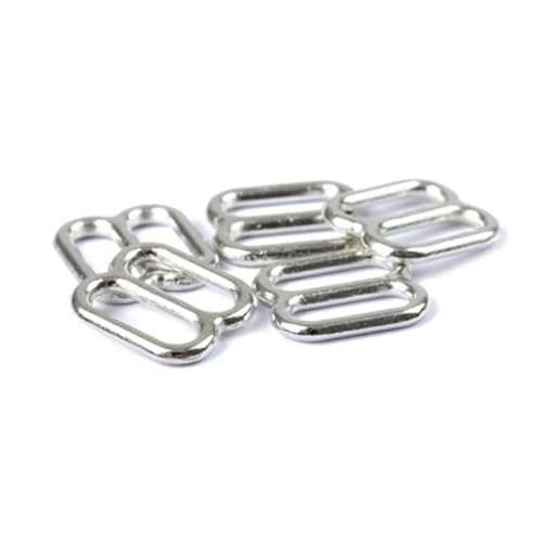 OMEVU 20 Stück 6 mm ~ 25 mm Metall-Kunststoff-BH-Träger-Einstellschnallen, Unterwäsche-Schieber, Ringe, Clips für Dessous-Anpassung, DIY-Zubehör OMEVU 20 Stück 6 mm ~ 25 mm Metall-Kunststoff-BH-Träger-Einstellschnallen, Unterwäsche-Schieber, Ringe, Clips für Dessous-Anpassung, DIY-Zubehör von OMEVU