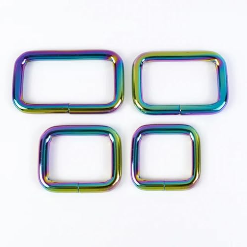 OMEVU 5 Stück 16–50 mm Metallringe Schnalle Rechteck D Ring Verbindungshaken Gurtband Gürtelschnallen Handtaschengurt Clip Verschluss Hardware-Zubehör OMEVU 5 Stück 16–50 mm Metallringe Schnalle Rechteck D Ring Verbindungshaken Gurtband Gürtelschnallen Handtaschengurt Clip Verschluss Hardware-Zubehör von OMEVU