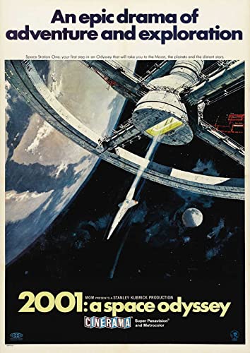 OMG Printing Stanley Kubricks 2001: A Space Odyssey Filmposter, A3, 280 g/m², satiniertes Fotopapier OMG Printing Stanley Kubricks 2001: A Space Odyssey Filmposter, A3, 280 g/m², satiniertes Fotopapier von OMG Printing