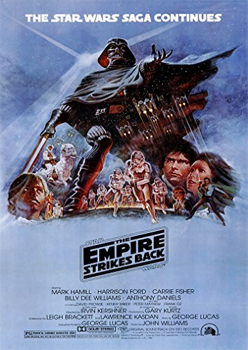 OMG Printing Star Wars The Empire Strikes Back Filmposter, A3, 280 g/m², satiniertes Fotopapier von OMG Printing