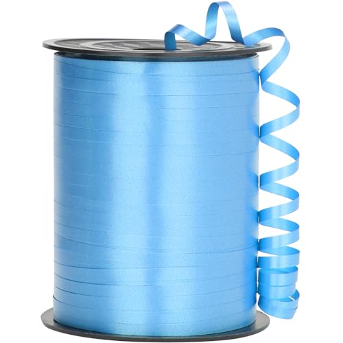 OMISELIO Hellblaues Band, 500 Yard Baby Blue Ringelband, Ringelband für Geschenkverpackung, Lockenband, Ballonschnur, Ballonband, Geschenkband für Babyparty, Weihnachten, Geburtstagsfeier OMISELIO Hellblaues Band, 500 Yard Baby Blue Ringelband, Ringelband für Geschenkverpackung, Lockenband, Ballonschnur, Ballonband, Geschenkband für Babyparty, Weihnachten, Geburtstagsfeier von OMISELIO