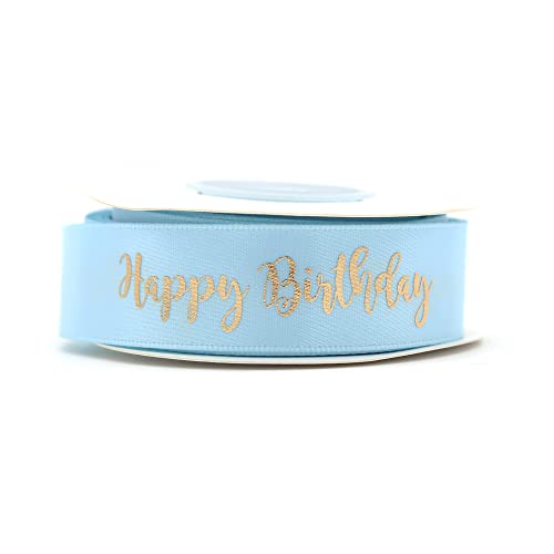 Band Blau und gold für Geburtstag – Happy Birthday – Enjoy Your Event von OMISS