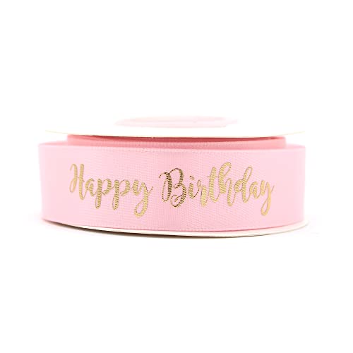 Band Rosa und gold für Geburtstag – Happy Birthday – Enjoy Your Event von OMISS