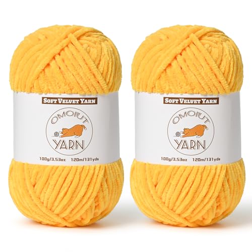 Flauschiges Samtgarn zum Häkeln, grobes Chenille-Babydeckengarn zum Häkeln, weiches, flauschiges Puzzle-Garn zum Stricken, je 100 g, sperrige, dicke Amigurumi-Häkelgarne, 2 Stück Flauschiges Samtgarn zum Häkeln, grobes Chenille-Babydeckengarn zum Häkeln, weiches, flauschiges Puzzle-Garn zum Stricken, je 100 g, sperrige, dicke Amigurumi-Häkelgarne, 2 Stück von OMoiut