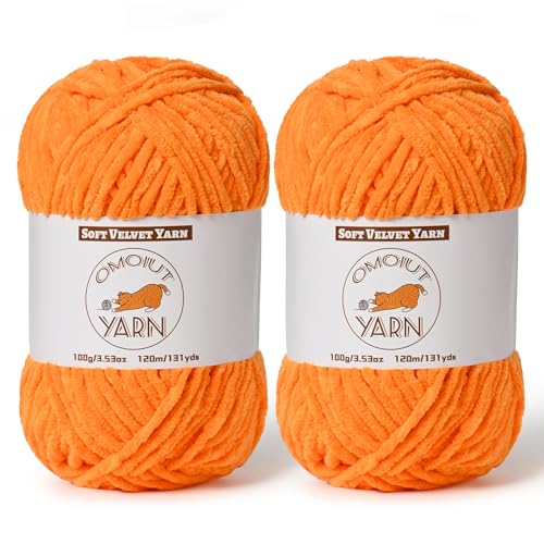 Flauschiges Samtgarn zum Häkeln, grobes Chenille-Babydeckengarn zum Häkeln, weiches, flauschiges Puzzle-Garn zum Stricken, je 100 g, sperrige, dicke Amigurumi-Häkelgarne, 2 Stück Flauschiges Samtgarn zum Häkeln, grobes Chenille-Babydeckengarn zum Häkeln, weiches, flauschiges Puzzle-Garn zum Stricken, je 100 g, sperrige, dicke Amigurumi-Häkelgarne, 2 Stück von OMoiut