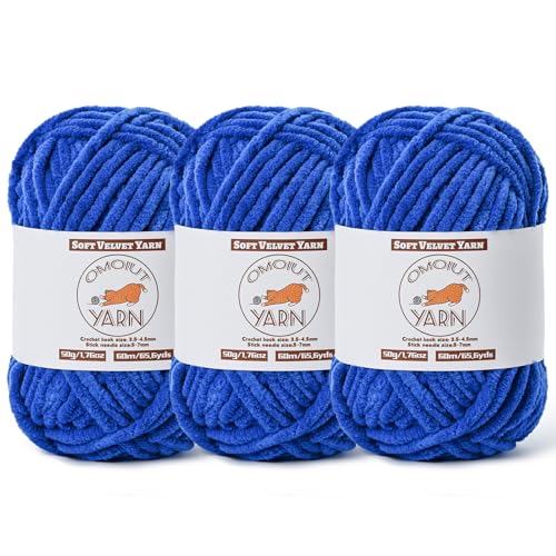 Flauschiges Samtgarn zum Häkeln, grobes Chenille-Babydeckengarn zum Häkeln, weiches, flauschiges Puzzle-Garn zum Stricken, je 50 g, sperrige, dicke Amigurumi-Häkelgarne Flauschiges Samtgarn zum Häkeln, grobes Chenille-Babydeckengarn zum Häkeln, weiches, flauschiges Puzzle-Garn zum Stricken, je 50 g, sperrige, dicke Amigurumi-Häkelgarne von OMoiut