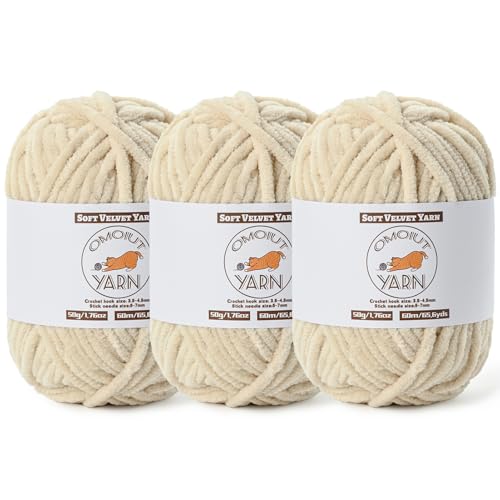 Flauschiges Samtgarn zum Häkeln, grobes Chenille-Babydeckengarn zum Häkeln, weiches, flauschiges Puzzle-Garn zum Stricken, je 50 g, sperrige, dicke Amigurumi-Häkelgarne Flauschiges Samtgarn zum Häkeln, grobes Chenille-Babydeckengarn zum Häkeln, weiches, flauschiges Puzzle-Garn zum Stricken, je 50 g, sperrige, dicke Amigurumi-Häkelgarne von OMoiut