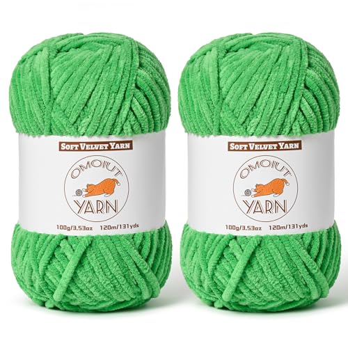 Flauschiges Samtgarn zum Häkeln, grobes Chenille-Babydeckengarn zum Häkeln, weiches flauschiges Puzzle-Garn zum Stricken, je 100 g, sperrige, dicke Amigurumi-Häkelgarne, 2 Stück Flauschiges Samtgarn zum Häkeln, grobes Chenille-Babydeckengarn zum Häkeln, weiches flauschiges Puzzle-Garn zum Stricken, je 100 g, sperrige, dicke Amigurumi-Häkelgarne, 2 Stück von OMoiut