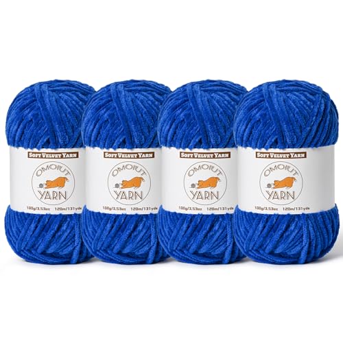 Flauschiges Samtgarn zum Häkeln, grobes Chenille-Babydeckengarn zum Häkeln, weiches flauschiges Puzzle-Garn zum Stricken, je 100 g, sperrige, dicke Amigurumi-Häkelgarne, 4 Stück Flauschiges Samtgarn zum Häkeln, grobes Chenille-Babydeckengarn zum Häkeln, weiches flauschiges Puzzle-Garn zum Stricken, je 100 g, sperrige, dicke Amigurumi-Häkelgarne, 4 Stück von OMoiut