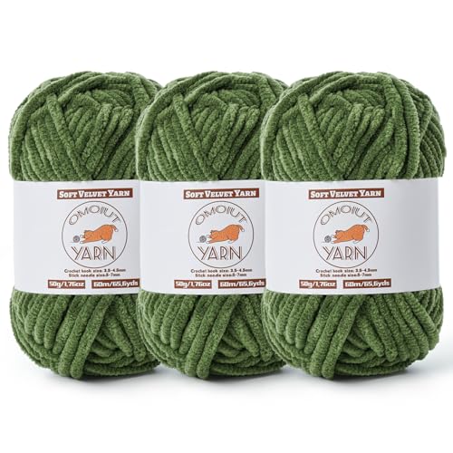 Flauschiges Samtgarn zum Häkeln, grobes Chenille-Babydeckengarn zum Häkeln, weiches flauschiges Puzzle-Garn zum Stricken, je 50 g, sperrige, dicke Amigurumi-Häkelgarne Flauschiges Samtgarn zum Häkeln, grobes Chenille-Babydeckengarn zum Häkeln, weiches flauschiges Puzzle-Garn zum Stricken, je 50 g, sperrige, dicke Amigurumi-Häkelgarne von OMoiut