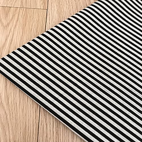 ONECHANCE Baumwollstoff Meterware Streifen Muster zum Nähen 100x150cm Leinenstoff Bedruckt für Polsterung Kissenbezug Color 0.4cm Schwarz/Weiß Size 1 Meter ONECHANCE Baumwollstoff Meterware Streifen Muster zum Nähen 100x150cm Leinenstoff Bedruckt für Polsterung Kissenbezug Color 0.4cm Schwarz/Weiß Size 1 Meter von ONECHANCE
