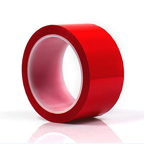ONECHANCE Isolierband Elektriker 50M/roll, Hitzebeständiges Klebeband Hochtemperatur für Elektrische Leitungen, Flammhemmend Color Rot Size 35mm(2 rolls) von ONECHANCE