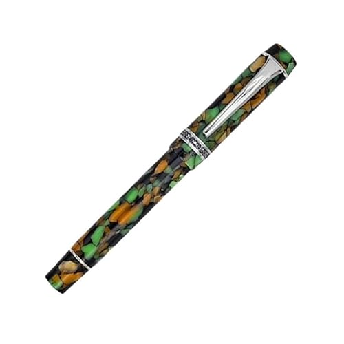 ONECMN Acryl-Füllfederhalter, Edelstahl, Iridium, Stiftspitze, Business, Büro, Stift (F) von ONECMN