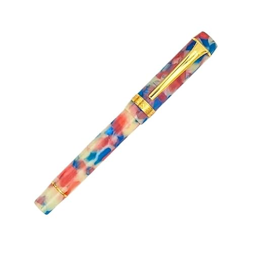 ONECMN Acryl-Füllfederhalter, Edelstahl, Iridium-Stift mit Stiftspitze für Büro, Büro (C) von ONECMN