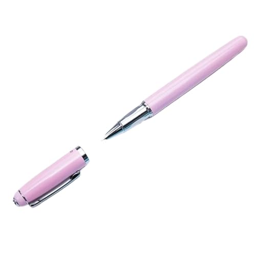 ONECMN EF 0,38 mm Füllfederhalter, glattes Schreiben, Handschrift, Unterschrift, Zeichnen, Kalligraphie, Metalltinte, Schulbedarf (Rosa) von ONECMN