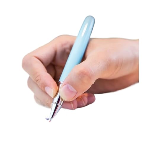 ONECMN EF 0,38 mm Füllfederhalter, glattes Schreiben, Handschrift, Unterschrift, Zeichnen, Kalligraphie, Metalltinte, Schulbedarf (blau) von ONECMN