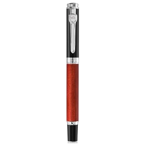 ONECMN Füllfederhalter aus Holz, EF/F/M-Feder, luxuriöse Holztinte, Schreibwaren, Büro, Schulbedarf, Schreibwaren (Rosenholz, EF) von ONECMN