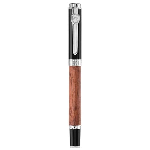 ONECMN Füllfederhalter aus Holz, EF/F/M-Feder, luxuriöse Holztinte, Schreibwaren, Büro, Schulbedarf, Schreibwaren (Walnuss, F) von ONECMN