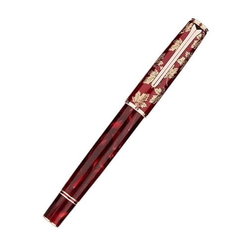 ONECMN Red Maple Pen Season Limited, hochwertiger Retro-Füllfederhalter aus Acrylharz, hell ONECMN Red Maple Pen Season Limited, hochwertiger Retro-Füllfederhalter aus Acrylharz, hell von ONECMN