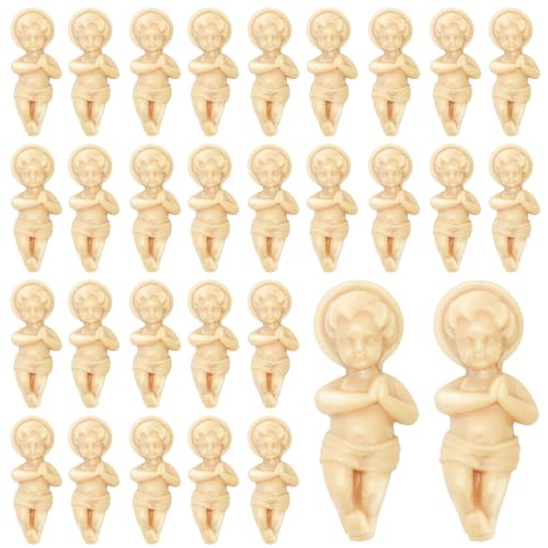 ONEST 30 Stück Mini-Figuren, König, Kuchen, Babys, Osterbedarf, Schule, religiöse Partygeschenke, Kirche, Sonntag, Schule, Geschenk von ONEST