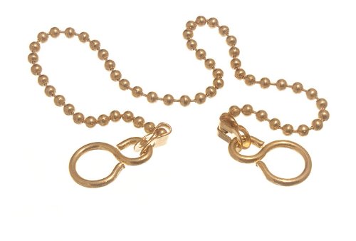ONESTOPDIY.COM Bassinwanne Kugelkette aus poliertem Gold-Messing Kugel-Stecker für 12-Zoll-300mm Abflussstopper ONESTOPDIY.COM Bassinwanne Kugelkette aus poliertem Gold-Messing Kugel-Stecker für 12-Zoll-300mm Abflussstopper von ONESTOPDIY.COM