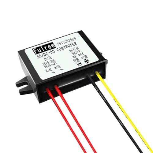 24VAC zu 12VDC 1A 2A 3A Konverter 24V AC 15-35V DC 15-52V zu DC 12V Auto-Leistungsregler-Transformatormodul for CCTV-Überwachung(24VAC to 12VDC 3A) von ONGCPQPEO