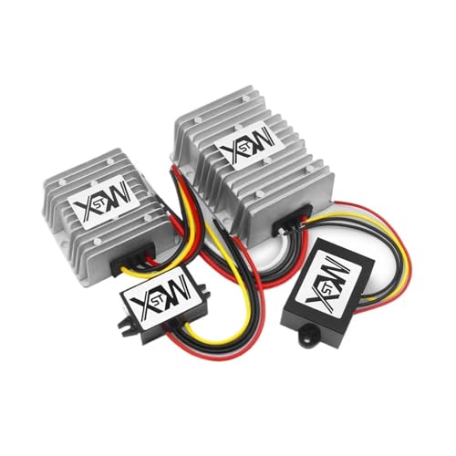 DC-DC-Abwärtswandler, 36 V, 48 V auf 24 V, 1 A auf 30 A, wasserdicht, IP67, 30–60 V, Umwandlung in 24 V DC, Buck-Auto-Stromversorgung(1.5A ABS Plastic) von ONGCPQPEO