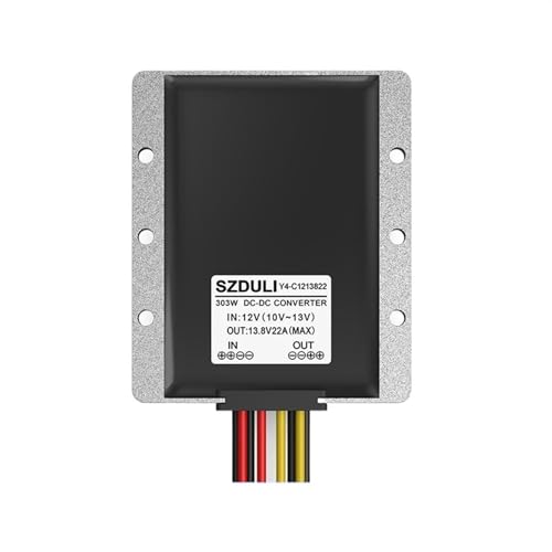 ONGCPQPEO 12 V auf 13,8 V DC-Stromversorgungs-Aufwärtswandler, 9–13 V auf 14 V Kfz-Stromversorgung, stabilisiertes DC/DC-Modul(12V to 13.8V 22A) von ONGCPQPEO