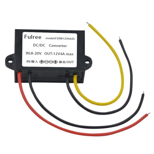 ONGCPQPEO 12V 14V 15V 18V 24V (8-36V) zu 12V4A5A DC DC Boost Power Converter Automatische Step Up Down Spannungsregler Stabilisator(DC 8-20V,DC 12V 5A 60W Max) von ONGCPQPEO