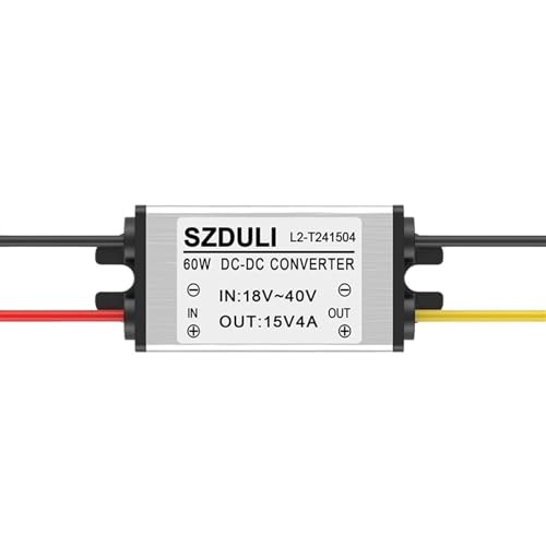 ONGCPQPEO 24 V auf 15 V, 1 A, 3 A, 5 A, 8 A, 10 A, 15 A, 20 A, 30 A, 35 A, DC-DC-Wandler, Abwärtswandler, 18–40 V auf 15 V, geregelter Spannungstransformator(24V to 15V 4A) von ONGCPQPEO
