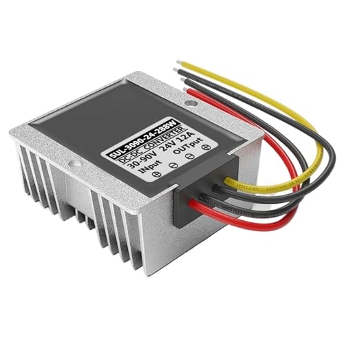 ONGCPQPEO 30V~90V bis 24V Leistungsmodul mit reduzierter Spannung 36V60V72V reduzierter 24V Spannungsregler Wasserdichter 48V bis 24V Spannungswandler(Output12A) von ONGCPQPEO