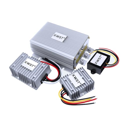 ONGCPQPEO DC-DC-Wandler 24 V Step Up bis 48 V Boost Solar-Wechselrichter 1~40 A Spannungsregler 24 V auf 48 V Modul wasserdicht(40A Aluminum Pro L) von ONGCPQPEO