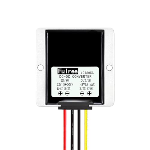 ONGCPQPEO Wasserdichter DC 12V 24V auf DC 48V 1A 3A 5A Step-Up-Konverter 12 24 Volt auf 48 Volt Boost-Spannungsregler-Leistungsmodul(DC 12V 24V (9-30V),DC 48V 5A 240W Max) von ONGCPQPEO
