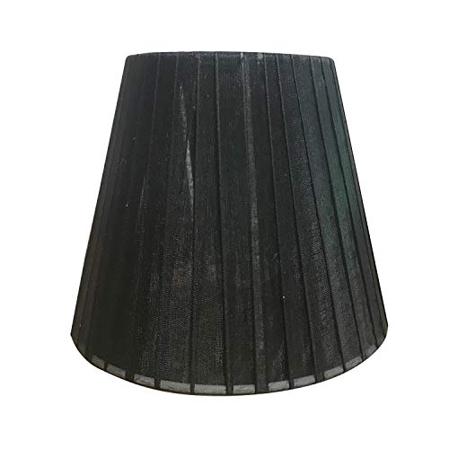 ONLI Lampenschirme aus schwarzem Satin, 6 Stück Schwarz ONLI Lampenschirme aus schwarzem Satin, 6 Stück Schwarz von ONLI