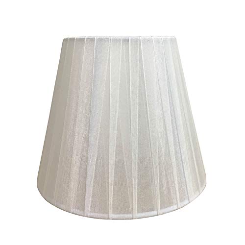 ONLI Packung mit 6 Lampenschirmen aus Stoff umwickelt weiß halbtransparent, Durchmesser 15 cm, E14 ONLI Packung mit 6 Lampenschirmen aus Stoff umwickelt weiß halbtransparent, Durchmesser 15 cm, E14 von ONLI